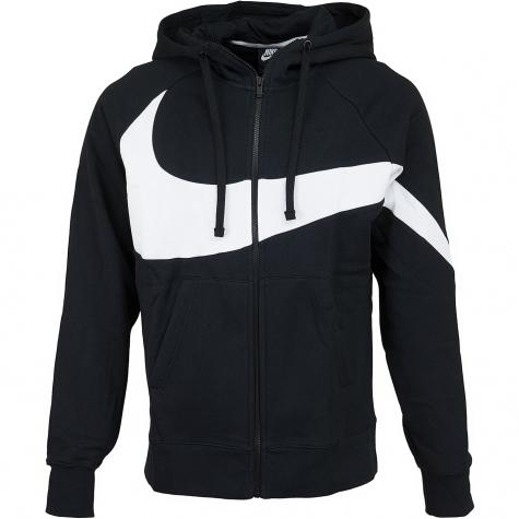 Nike Zip-Hoody HBR BB ST schwarz/weiß 