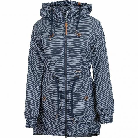 Alife & Kickin Damen-Jacke Charlotte A dunkelblau/grau