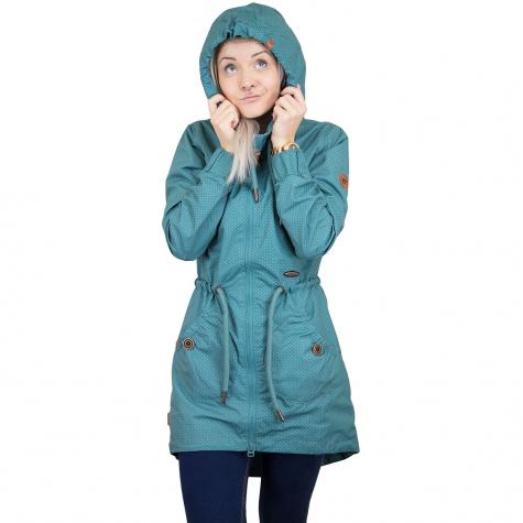 Alife & Kickin Damen-Jacke Charlotte A sky dots türkis 