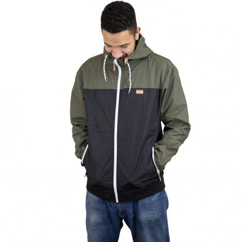 Iriedaily Jacke Auf Deck schwarz/oliv 
