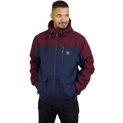 Iriedaily Jacke Dock36 Worker dunkelblau/rot