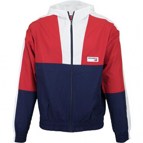 New Balance Jacke Athletics rot/dunkelblau/weiß 