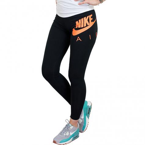 Nike Leggings Air schwarz/orange 