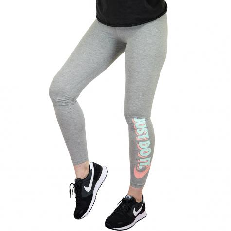Nike Leggings Just Do It Club grau/coral 