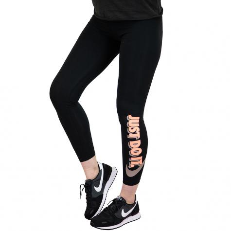 Nike Leggings Just Do It Club schwarz/coral 