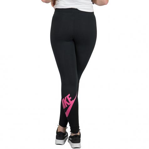 Nike Leggings Legasee Logo schwarz/pink