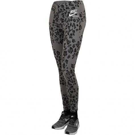 Nike Leggings Leopard grau/schwarz/weiß 