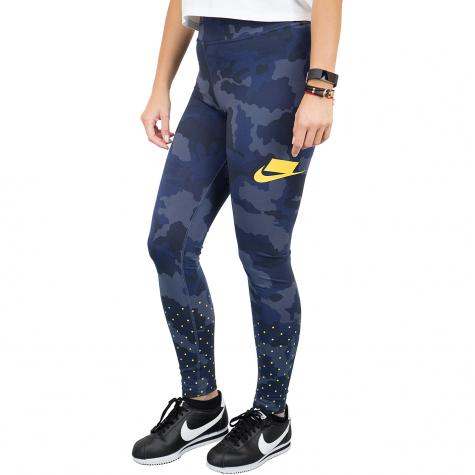 Nike Leggings Polka Dots blau/gelb 