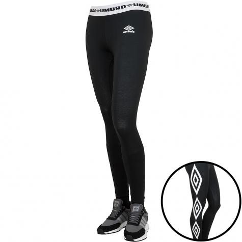 Umbro Leggings Logo schwarz/weiß 