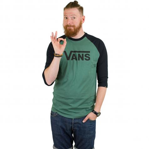 Vans Longshirt Classic Raglan grün/schwarz 