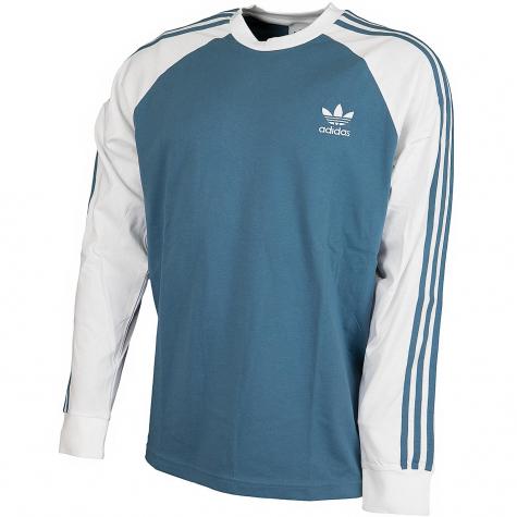Adidas Originals Longsleeve 3-Stripes blau