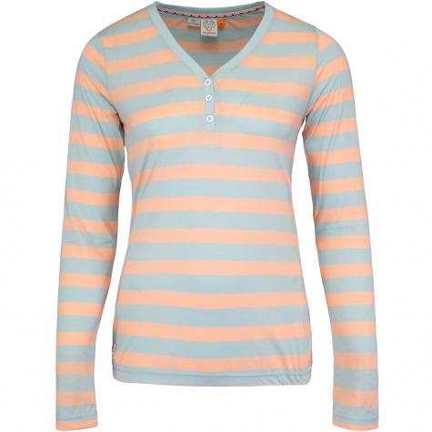 Longsleeve Girls Ragwear Pinkki Stripes aqua 