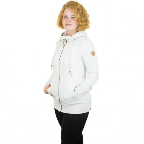 Ragwear Damen Zip-Hoody Yoda weiß 