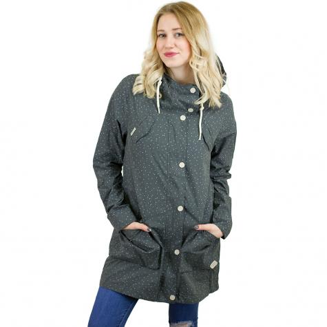 Ragwear Damen-Jacke Clancy Dots dunkelgrau 