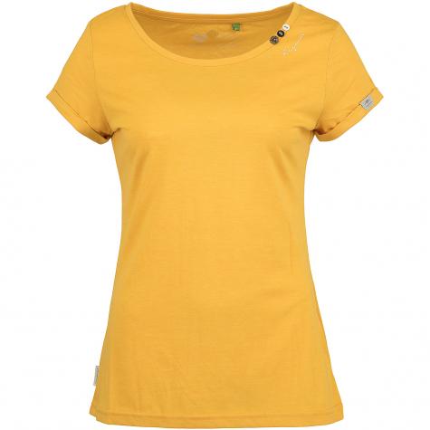 Ragwear Damen T-Shirt Florah Organic gelb 
