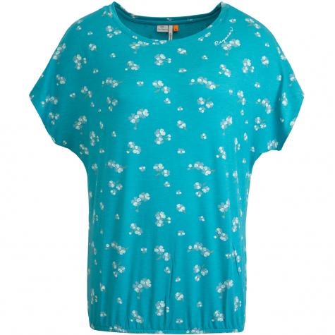 Top Ragwear Damen Pecori Print teal green 
