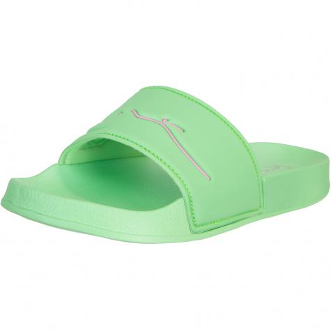 Karl Kani Signature Pool Slides Damen Badelatschen grün