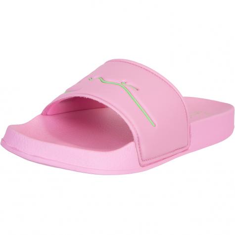 Karl Kani Signature Pool Slides Damen Badelatschen rosa 