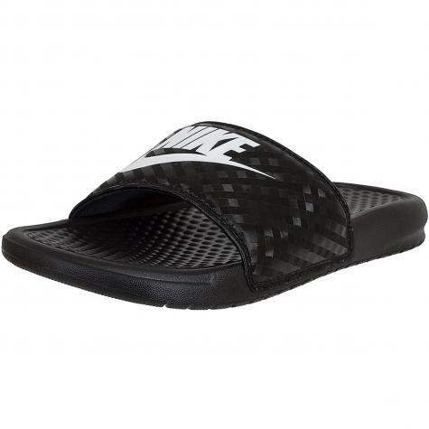 Nike Damen Badelatschen Benassi JDI schwarz/weiß 