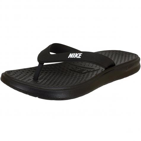 Nike Flip Flops Solay Thong schwarz/weiß 