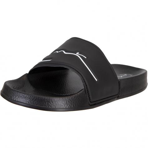Karl Kani Signature Pool Slides Badelatschen schwarz 