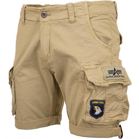 Alpha Industries Shorts Crew Patch sand 