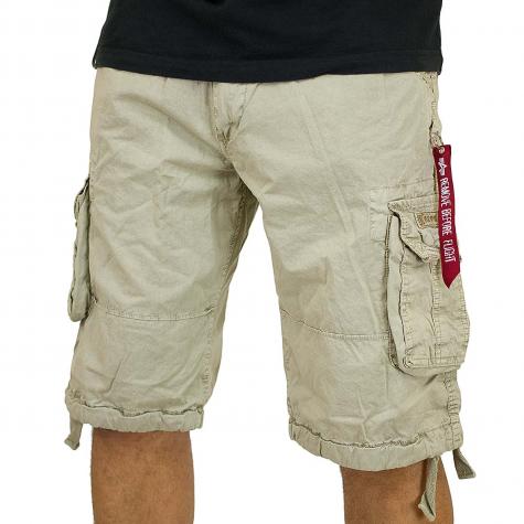 Alpha Industries Jet Shorts bone white