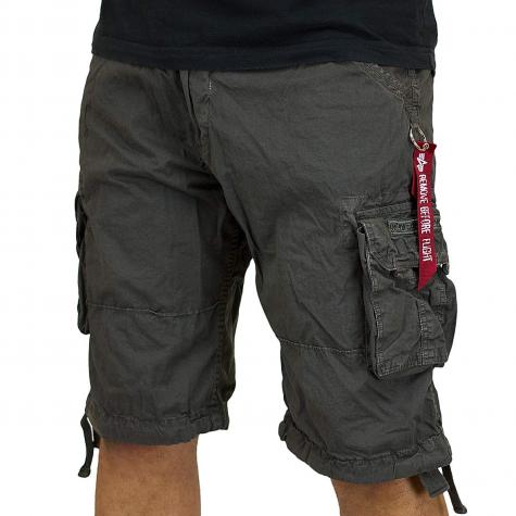 Alpha Industries Jet Shorts grau 