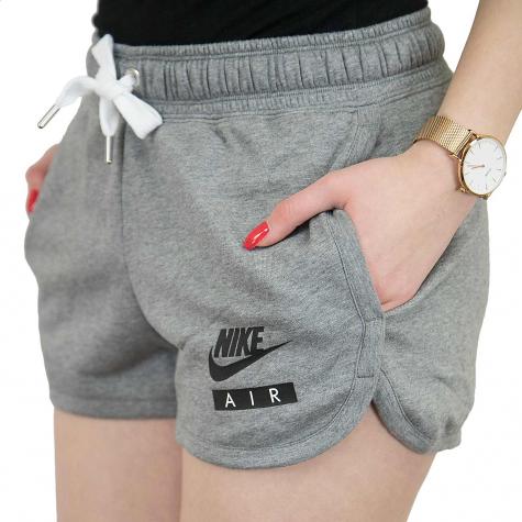 Nike Damen Shorts Air French Frottee grau/schwarz 