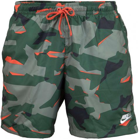 Nike Shorts CE Camo Woven grün/orange