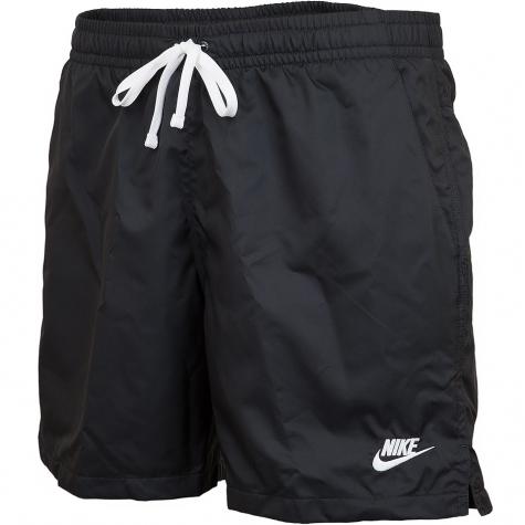 Nike Shorts Woven Flow schwarz/weiß 