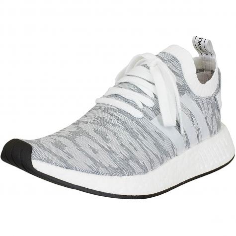 Adidas Originals Sneaker NMD R2 Primeknit weiß/schwarz 