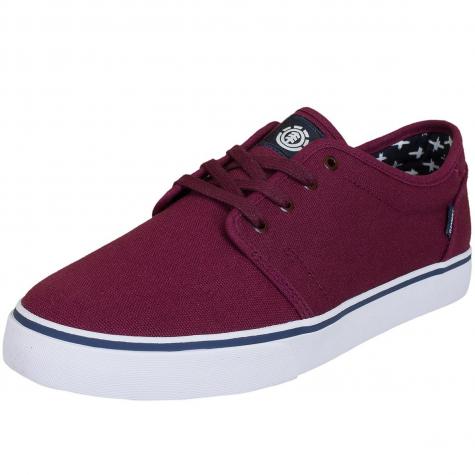Element Sneaker Darwin weinrot