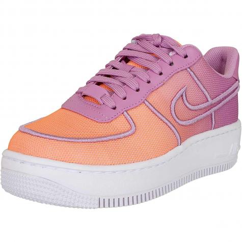 Nike Damen Sneaker Air Force 1 Low Upstep BR orange/lila 