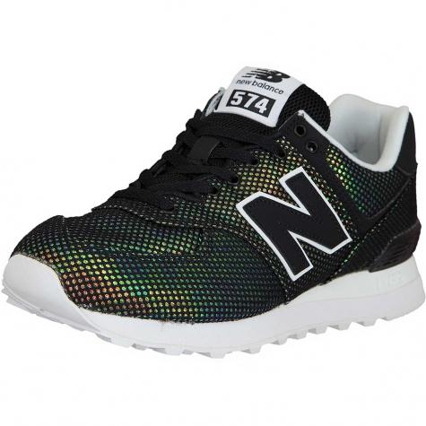 New Balance Damen Sneaker 574 Textil/Synthetik schwarz 