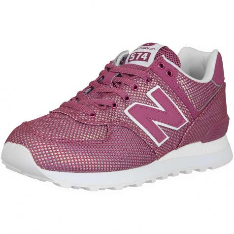 New Balance Damen Sneaker 574 Textil/Synthetik pink 