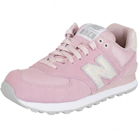 New Balance Damen Sneaker WL574 B Suede/Mesh pink 