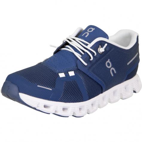 ON Running Cloud 5 Damen Sneaker denim/white 