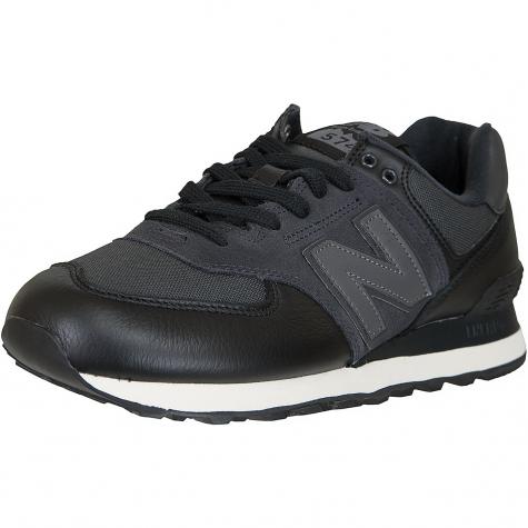 New Balance Sneaker 574 Leder/Mesh/PU schwarz 