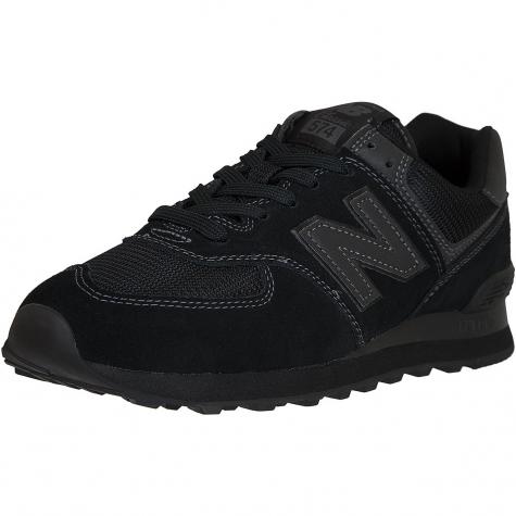 New Balance Sneaker 574 Leder/Mesh/Synthetik schwarz 