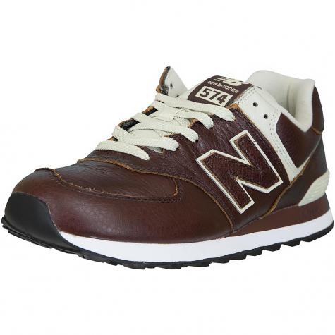 progresivo elegante vistazo ☆ New Balance Sneaker 574 Leder/Synthetik braun - hier bestellen!