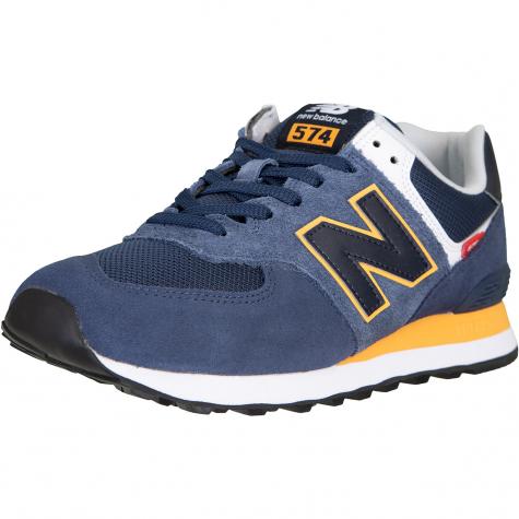 New Balance NB 574 Sneaker Schuhe navy/orange 