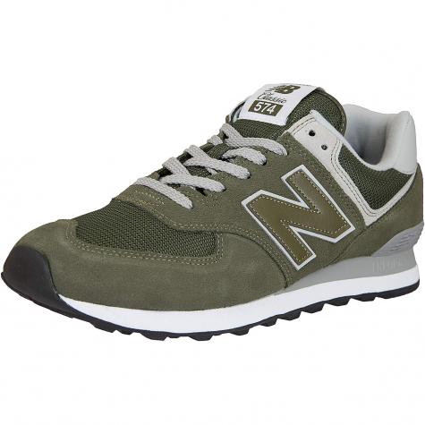 New Balance Sneaker 574 Wildleder/Mesh/Synthetik oliv 