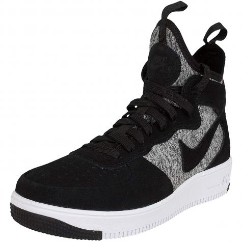 Nike Sneaker Air Force 1 UF Mid Premium schwarz/weiß 