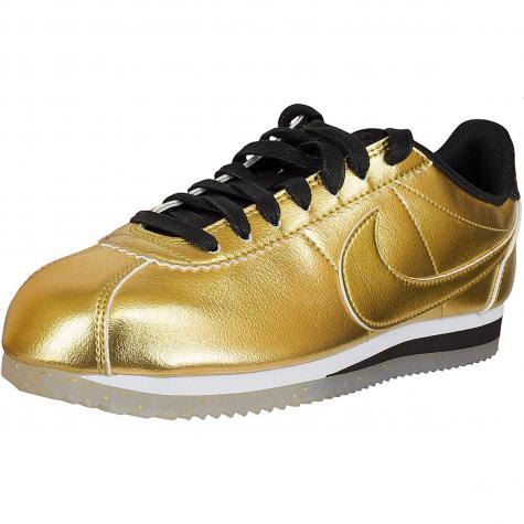 Nike Damen Sneaker Classic Cortez Leather SE metal gold 