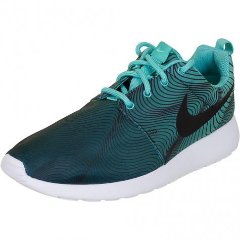 Nike Damen Sneaker Roshe One Print teal/grün 
