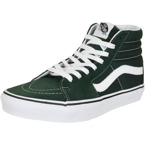 Vans Sneaker Sk8-Hi dunkelgrün/weiß 