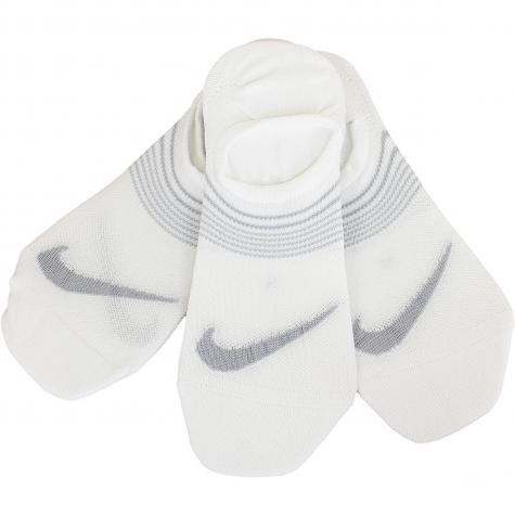 Nike Damen Socken Lightweight No-Show 3er weiß/grey 