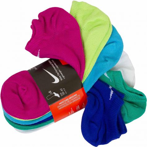 Nike Damen Socken Lightweight No-Show 6er mehrfarbig