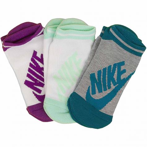 Nike Damen Socken Striped No Show 3er multi 